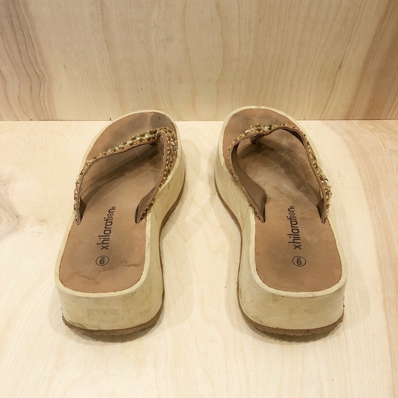 Vintage | Shoes | Vintage Y2k Chunky Platform Flip Flop Sandals | Poshmark
